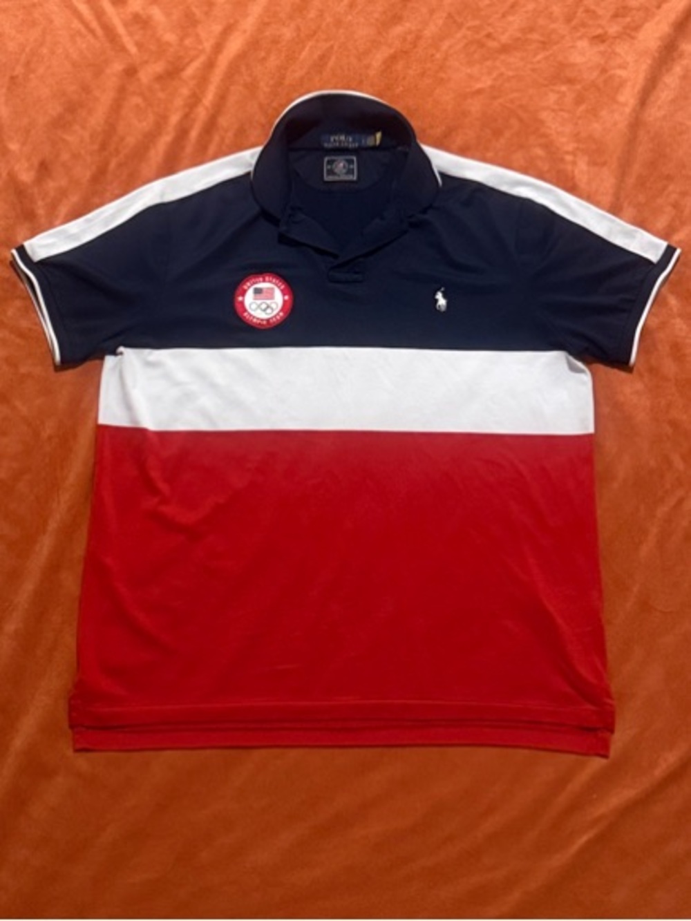 Polo Ralph Lauren Men’s Tricolor Polo Shirt - Navy/White/Red